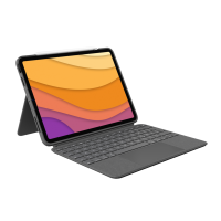 Logitech Combo Touch, Case mit integrierter Tastatur & Trackpad für Apple iPad Air 11" (M2), Smart C