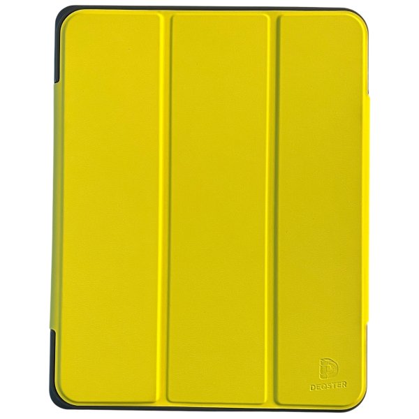 DEQSTER Rugged MAX Case  für Apple iPad 10,9" (10. Gen), Transparent/Gelb