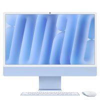 Apple iMac 24“, Blau, M4 Apple iMac 24“, Blau, M4 Chip mit 10-Core CPU, 10-Core GPU und 16-Core Neural Engine, Standardglas,
